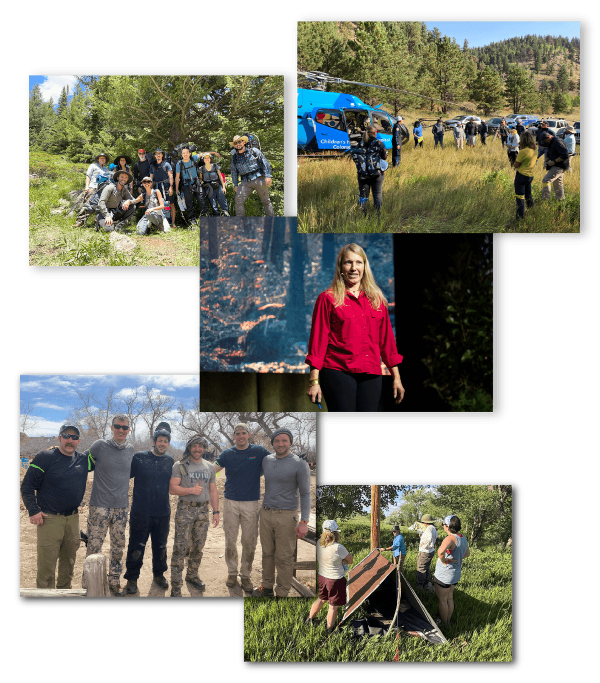 Custom courses photo collage